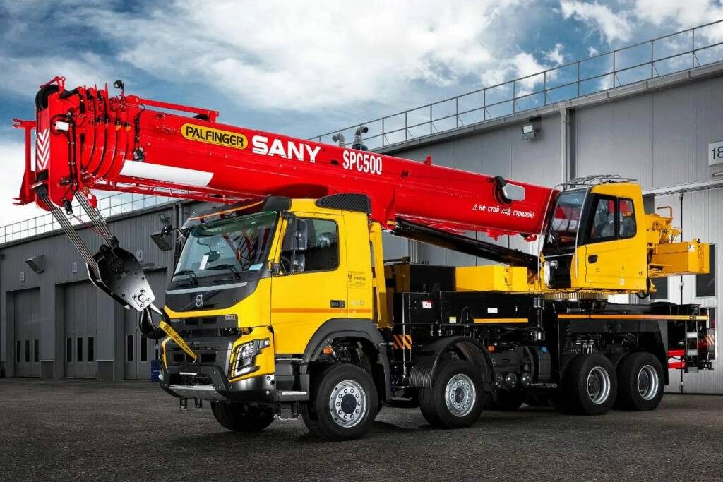 Клиенты довольны автокранами PALFINGER SANY