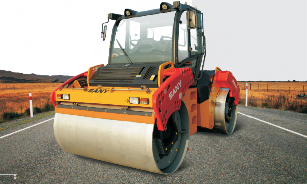 Дорожный каток STR130C-8S (ДВУХВАЛЬЦОВЫЙ)